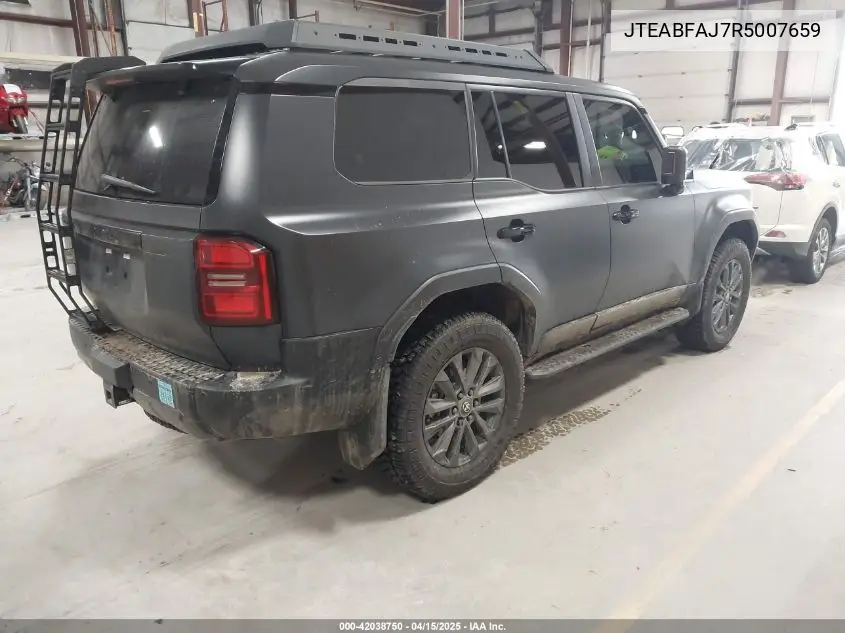2024 Toyota Land Cruiser VIN: JTEABFAJ7R5007659 Lot: 42038750