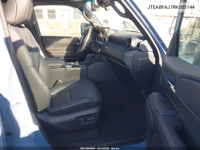 2024 Toyota Land Cruiser First Edition VIN: JTEABFAJ7RK003144 Lot: 42040885