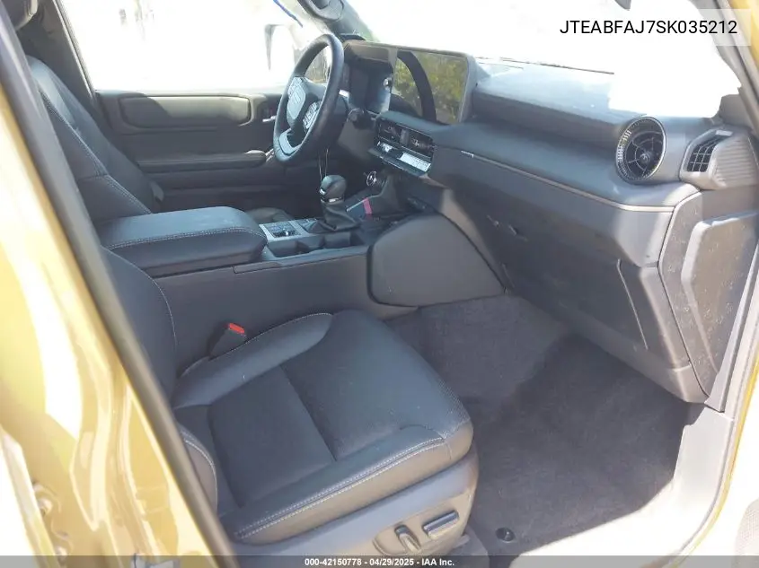 2025 Toyota Land Cruiser VIN: JTEABFAJ7SK035212 Lot: 42150778