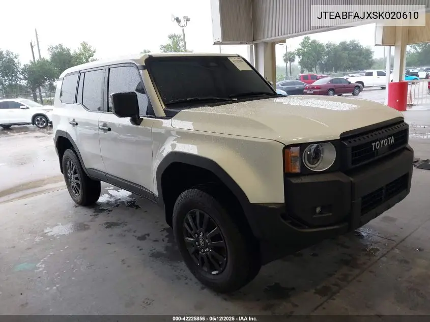 2025 Toyota Land Cruiser 1958 VIN: JTEABFAJXSK020610 Lot: 42225856