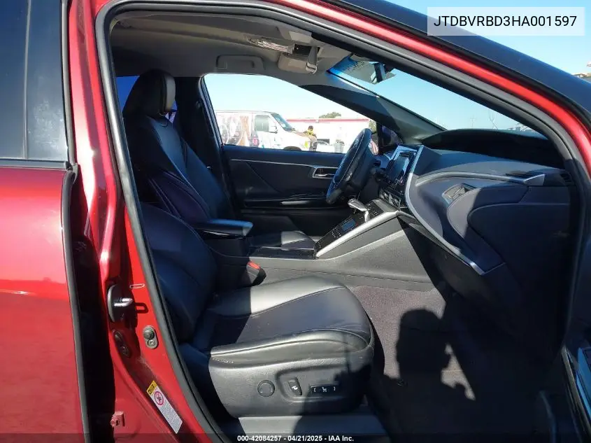 2017 Toyota Mirai VIN: JTDBVRBD3HA001597 Lot: 42084257
