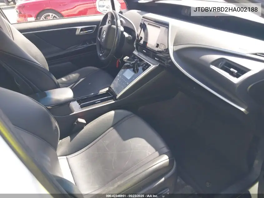 2017 Toyota Mirai VIN: JTDBVRBD2HA002188 Lot: 42346951