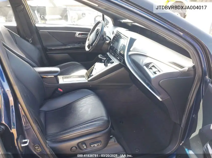 2018 Toyota Mirai VIN: JTDBVRBDXJA004017 Lot: 41838781