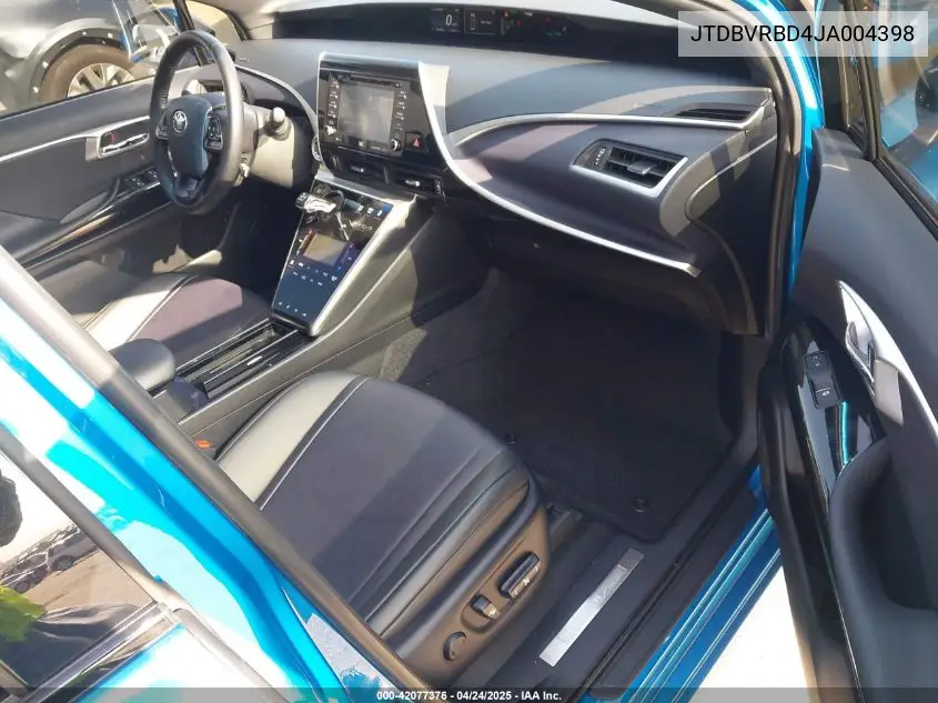 2018 Toyota Mirai VIN: JTDBVRBD4JA004398 Lot: 42077376
