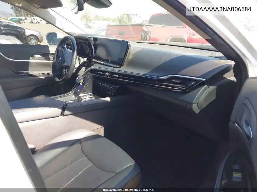 2022 Toyota Mirai Xle VIN: JTDAAAAA3NA006584 Lot: 42153328