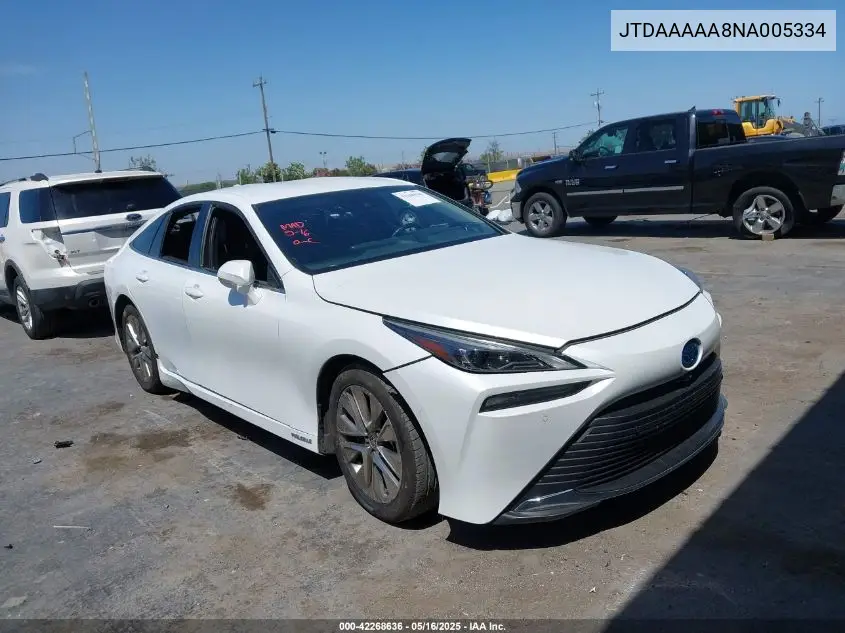 2022 Toyota Mirai Xle VIN: JTDAAAAA8NA005334 Lot: 42268636