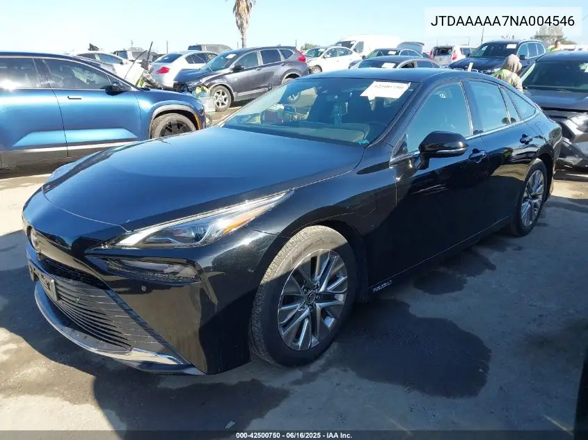 2022 Toyota Mirai Xle VIN: JTDAAAAA7NA004546 Lot: 42500750
