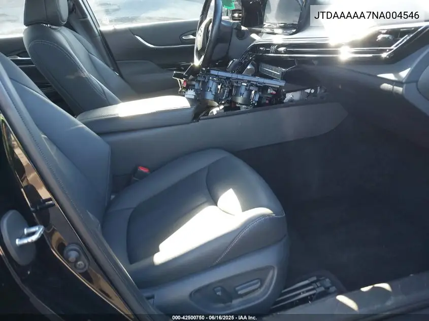 2022 Toyota Mirai Xle VIN: JTDAAAAA7NA004546 Lot: 42500750