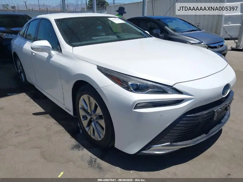 2022 Toyota Mirai Xle VIN: JTDAAAAAXNA005397 Lot: 42627041