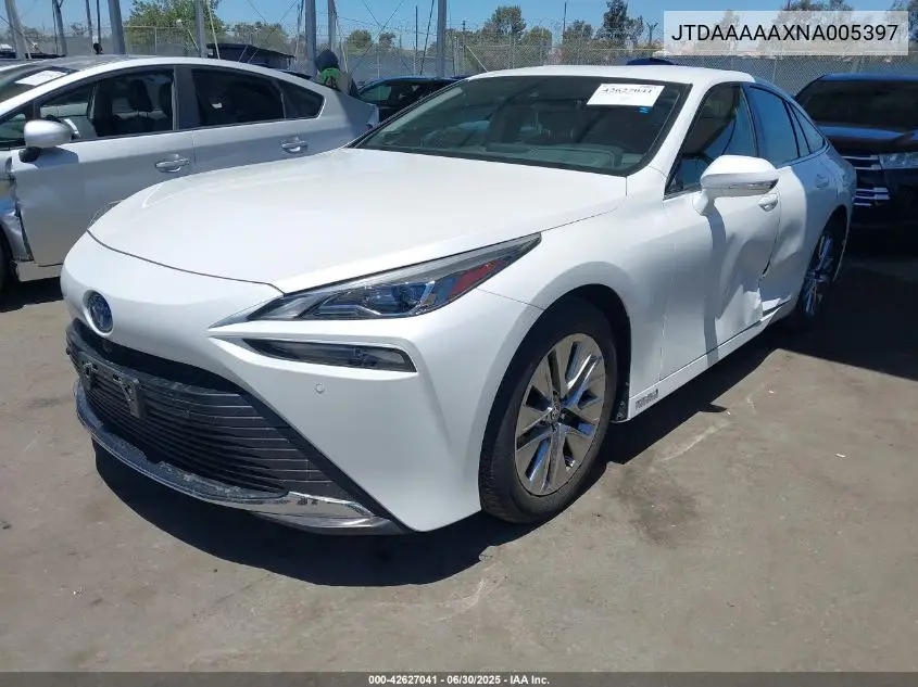 2022 Toyota Mirai Xle VIN: JTDAAAAAXNA005397 Lot: 42627041