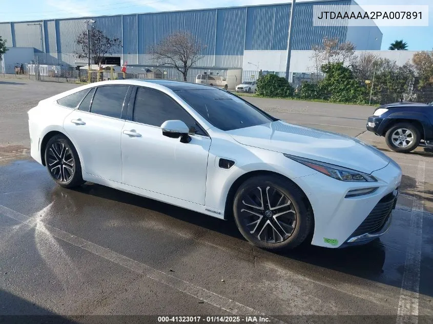 2023 Toyota Mirai Limited VIN: JTDAAAAA2PA007891 Lot: 41323017