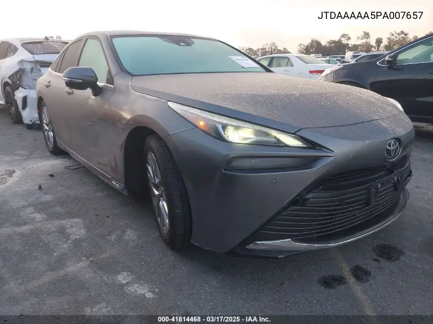 2023 Toyota Mirai Xle VIN: JTDAAAAA5PA007657 Lot: 41814468