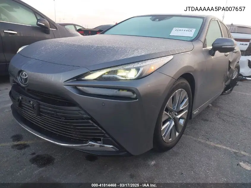 2023 Toyota Mirai Xle VIN: JTDAAAAA5PA007657 Lot: 41814468