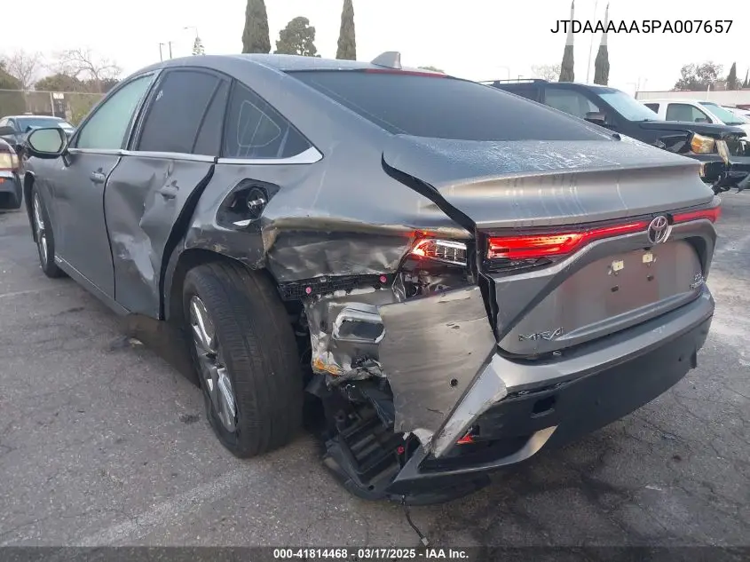 2023 Toyota Mirai Xle VIN: JTDAAAAA5PA007657 Lot: 41814468