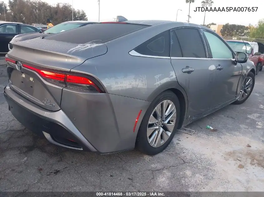 2023 Toyota Mirai Xle VIN: JTDAAAAA5PA007657 Lot: 41814468