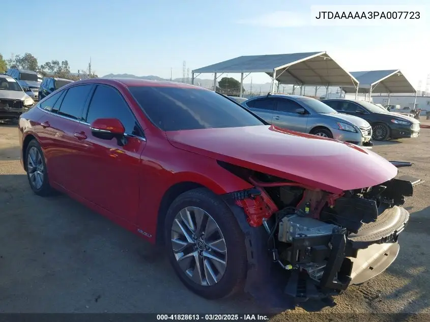 2023 Toyota Mirai Xle VIN: JTDAAAAA3PA007723 Lot: 41828613