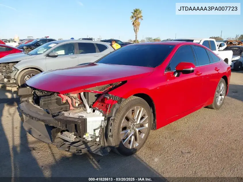 2023 Toyota Mirai Xle VIN: JTDAAAAA3PA007723 Lot: 41828613