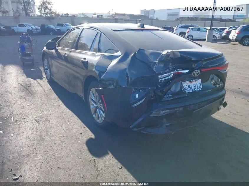 2023 Toyota Mirai Xle VIN: JTDAAAAA9PA007967 Lot: 42074803