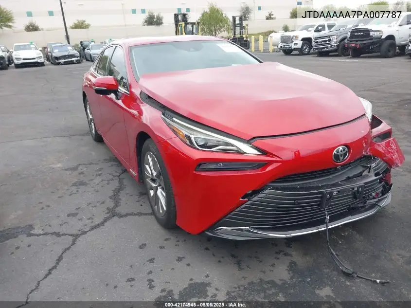 2023 Toyota Mirai Xle VIN: JTDAAAAA7PA007787 Lot: 42174945