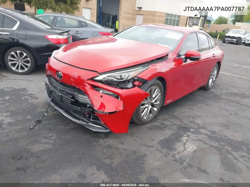 2023 Toyota Mirai Xle VIN: JTDAAAAA7PA007787 Lot: 42174945
