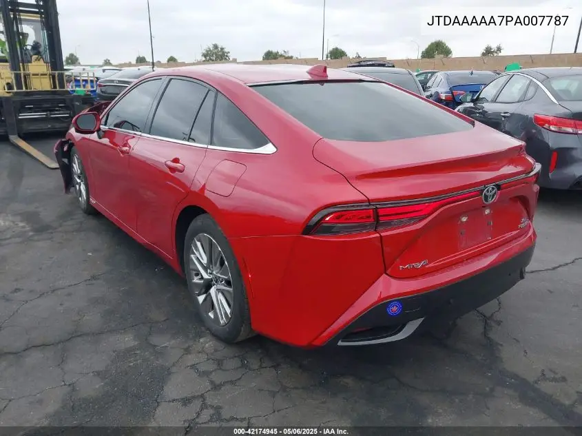 2023 Toyota Mirai Xle VIN: JTDAAAAA7PA007787 Lot: 42174945