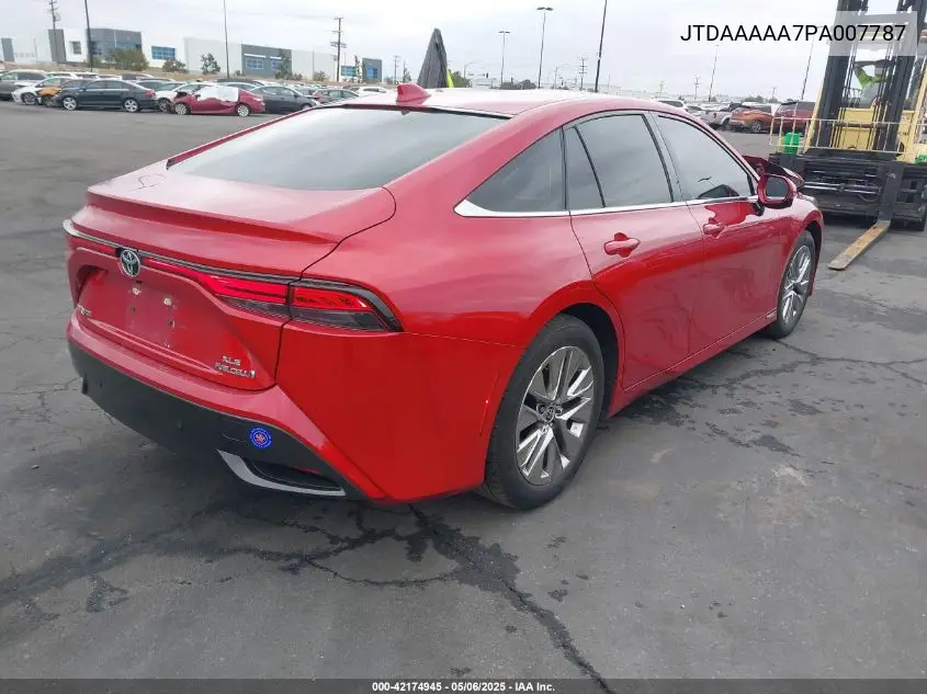 2023 Toyota Mirai Xle VIN: JTDAAAAA7PA007787 Lot: 42174945