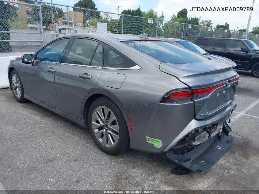 2023 Toyota Mirai Xle VIN: JTDAAAAAXPA009789 Lot: 42239522