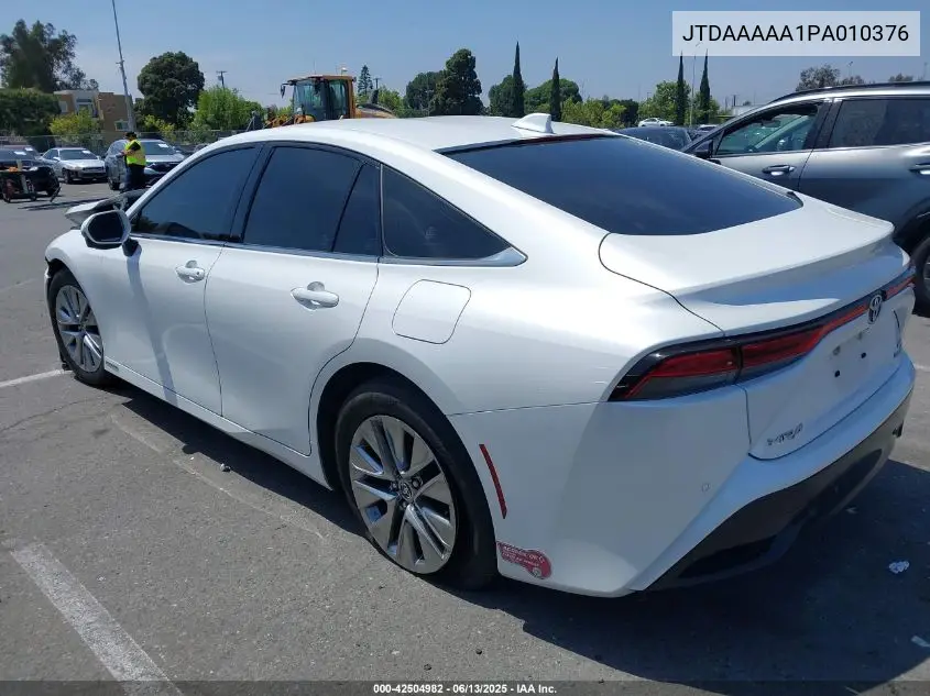 2023 Toyota Mirai Xle VIN: JTDAAAAA1PA010376 Lot: 42504982