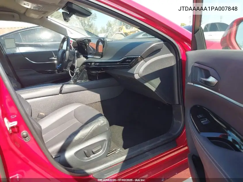 2023 Toyota Mirai Xle VIN: JTDAAAAA1PA007848 Lot: 42662220