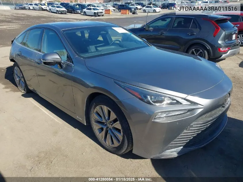 2024 Toyota Mirai Xle VIN: JTDAAAAA3RA011516 Lot: 41280054
