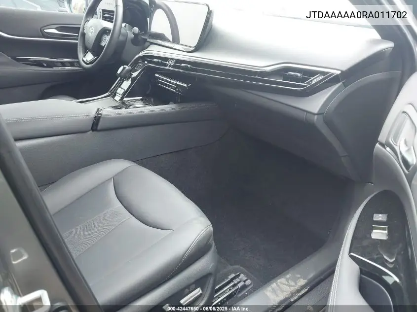 2024 Toyota Mirai Xle VIN: JTDAAAAA0RA011702 Lot: 42447650