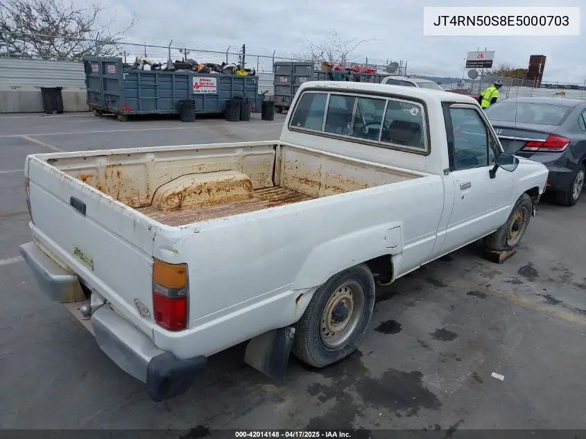 1984 Toyota Pickup 1/2 Ton Rn50 Sr5 VIN: JT4RN50S8E5000703 Lot: 42014148