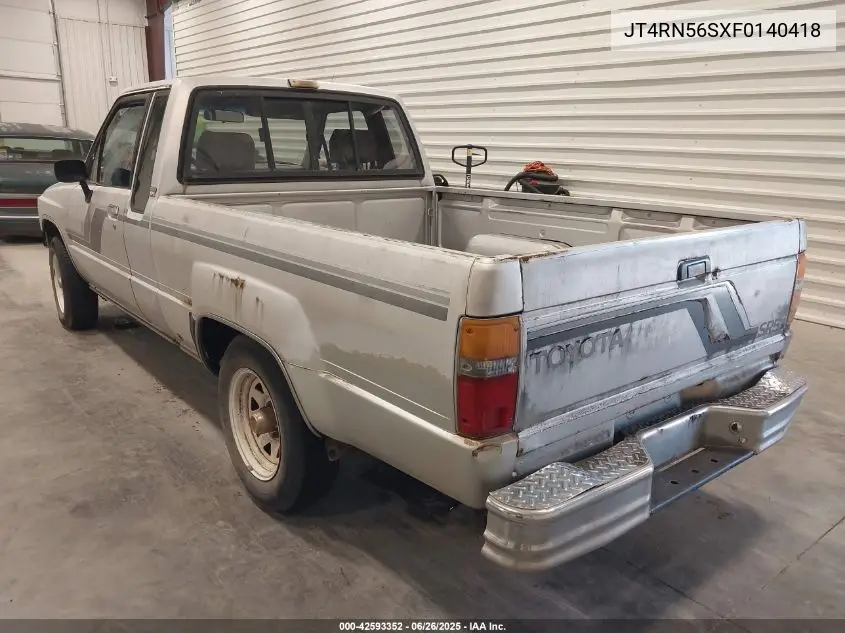 1985 Toyota Pickup Xtracab Rn56 Sr5 VIN: JT4RN56SXF0140418 Lot: 42593352
