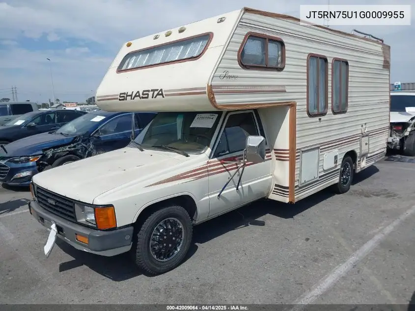 1986 Toyota Pickup Cab Chassis Rn75 Dlx VIN: JT5RN75U1G0009955 Lot: 42009064