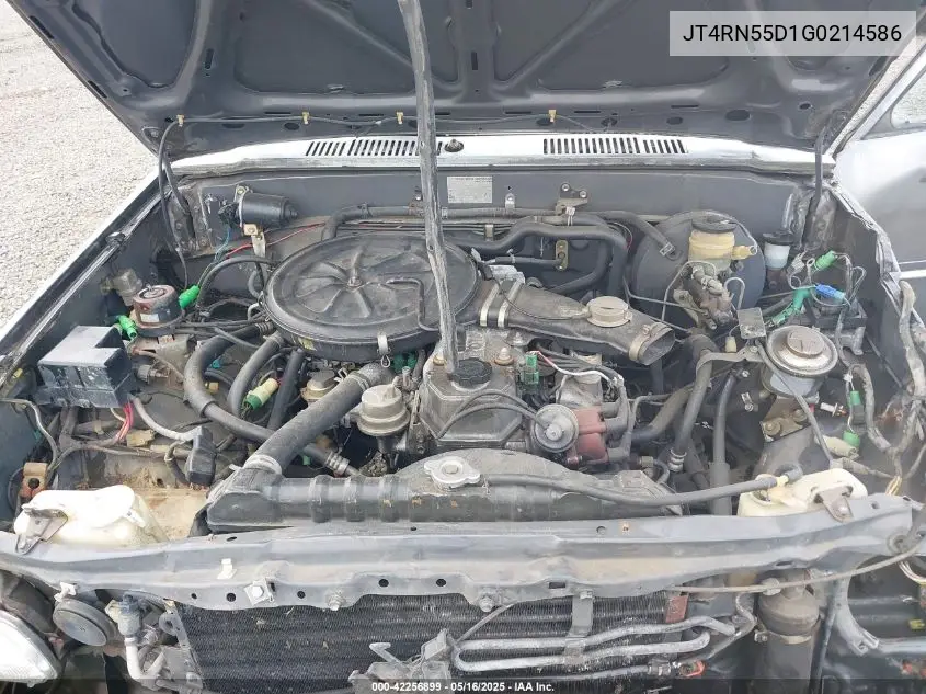 1986 Toyota Pickup 1/2 Ton Rn55 Dlx VIN: JT4RN55D1G0214586 Lot: 42256899