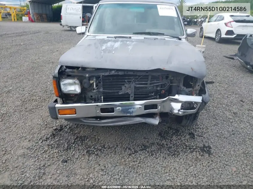 1986 Toyota Pickup 1/2 Ton Rn55 Dlx VIN: JT4RN55D1G0214586 Lot: 42256899