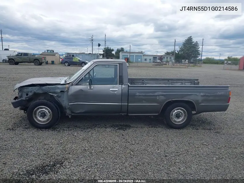 1986 Toyota Pickup 1/2 Ton Rn55 Dlx VIN: JT4RN55D1G0214586 Lot: 42256899
