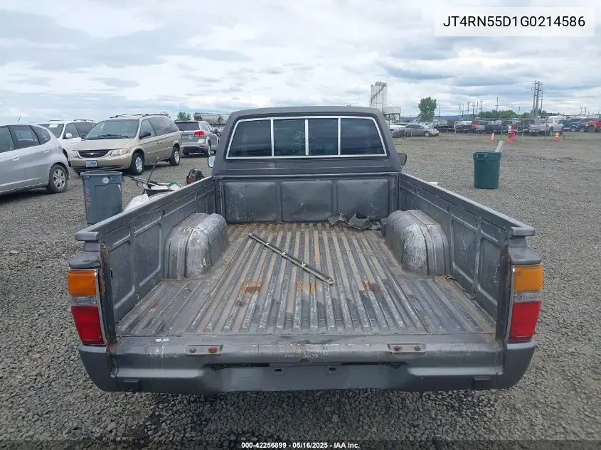 1986 Toyota Pickup 1/2 Ton Rn55 Dlx VIN: JT4RN55D1G0214586 Lot: 42256899