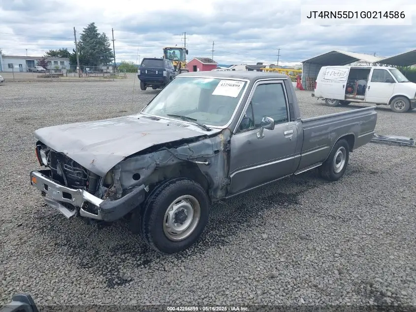 1986 Toyota Pickup 1/2 Ton Rn55 Dlx VIN: JT4RN55D1G0214586 Lot: 42256899