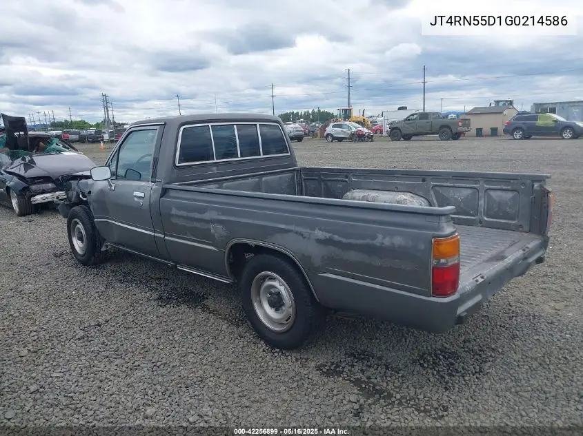 1986 Toyota Pickup 1/2 Ton Rn55 Dlx VIN: JT4RN55D1G0214586 Lot: 42256899