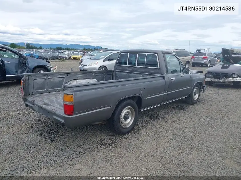 1986 Toyota Pickup 1/2 Ton Rn55 Dlx VIN: JT4RN55D1G0214586 Lot: 42256899