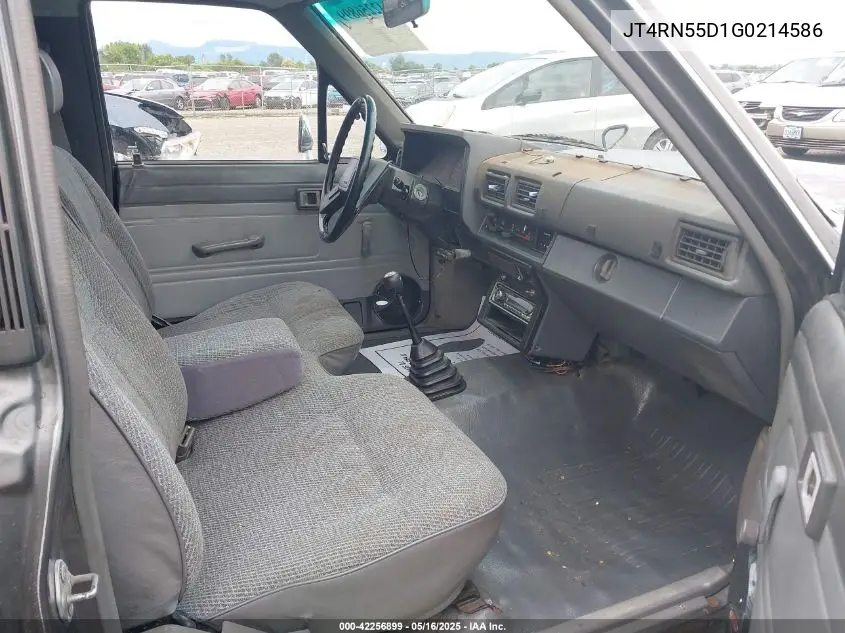 1986 Toyota Pickup 1/2 Ton Rn55 Dlx VIN: JT4RN55D1G0214586 Lot: 42256899