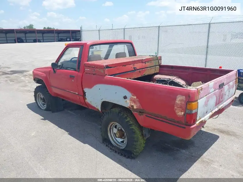 1986 Toyota Pickup Rn63 Std VIN: JT4RN63R1G0091960 Lot: 42556819