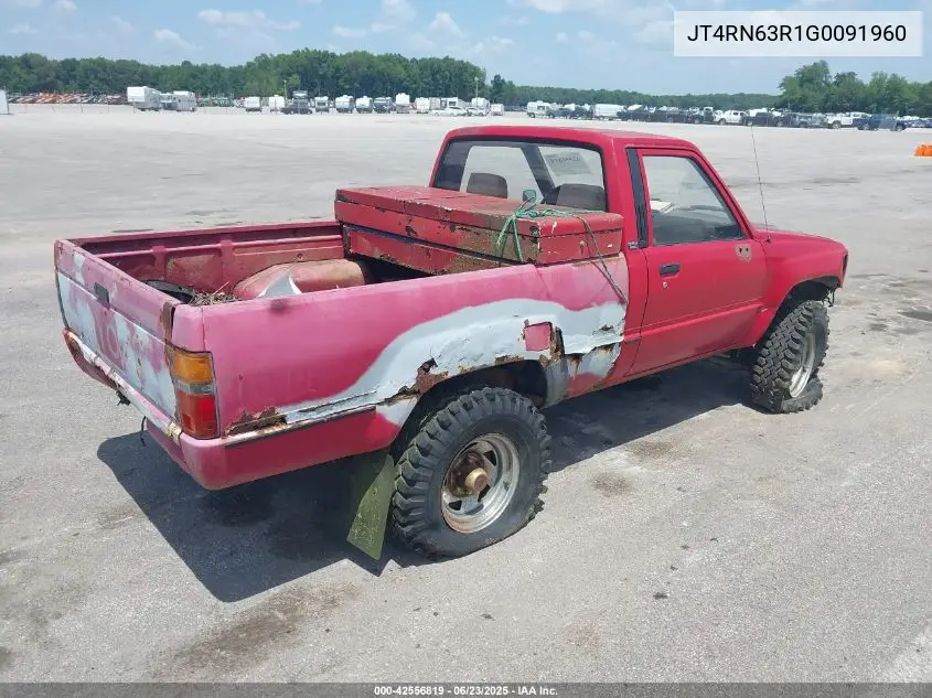 1986 Toyota Pickup Rn63 Std VIN: JT4RN63R1G0091960 Lot: 42556819