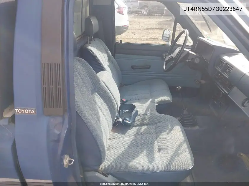 JT4RN55D7G0223647 1986 Toyota Pickup 1/2 Ton Rn55 Dlx