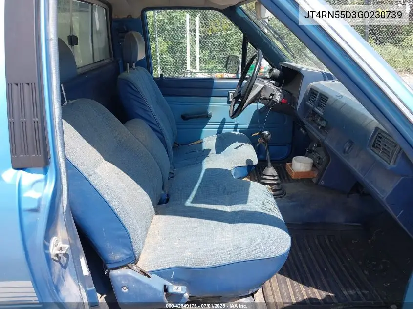 1986 Toyota Pickup 1/2 Ton Rn55 Dlx VIN: JT4RN55D3G0230739 Lot: 42649176