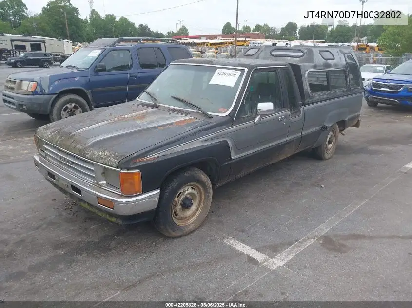 1987 Toyota Pickup Xtracab Rn70 Dlx VIN: JT4RN70D7H0032802 Lot: 42205828