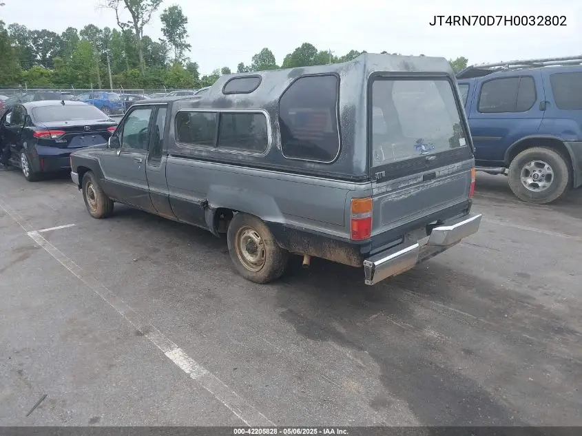 1987 Toyota Pickup Xtracab Rn70 Dlx VIN: JT4RN70D7H0032802 Lot: 42205828