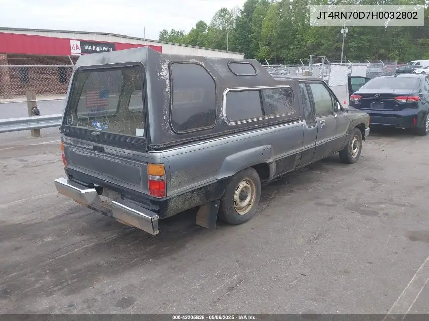 1987 Toyota Pickup Xtracab Rn70 Dlx VIN: JT4RN70D7H0032802 Lot: 42205828