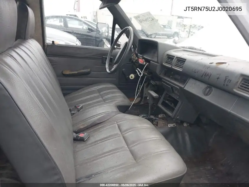 1988 Toyota Pickup Cab Chassis Rn75 Dlx VIN: JT5RN75U2J0020695 Lot: 42206950